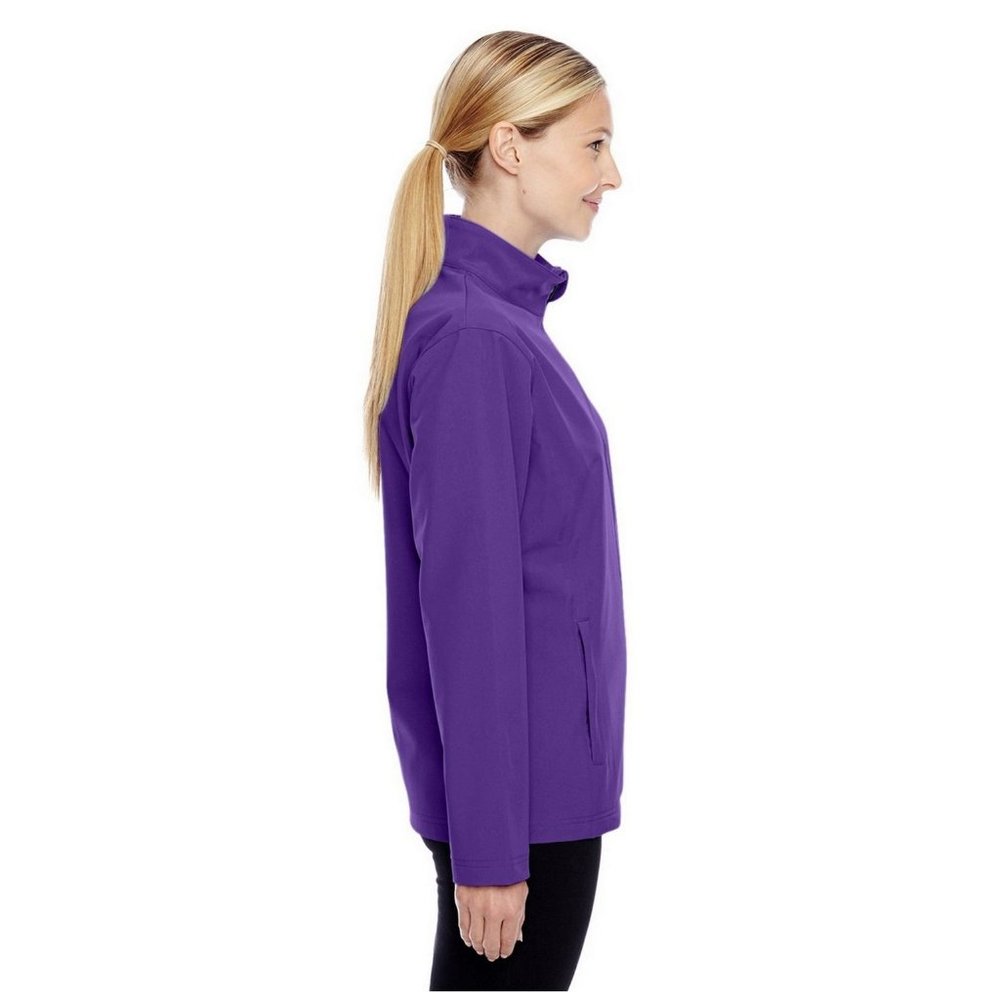 Team 365 Ladies' Leader Soft Shell Jacket - TT80W - Sport Purple - Picture 3 of 3